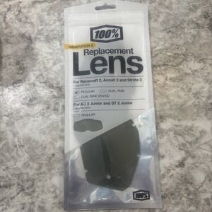 100% 2.0 Strata 2 / Acuri 2 / Racecraft 2 Photochromic Lens Clear to Dark